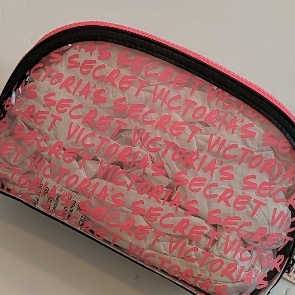 VS Victoria's secret scribble clear travel bag new - Picture 3 of 7